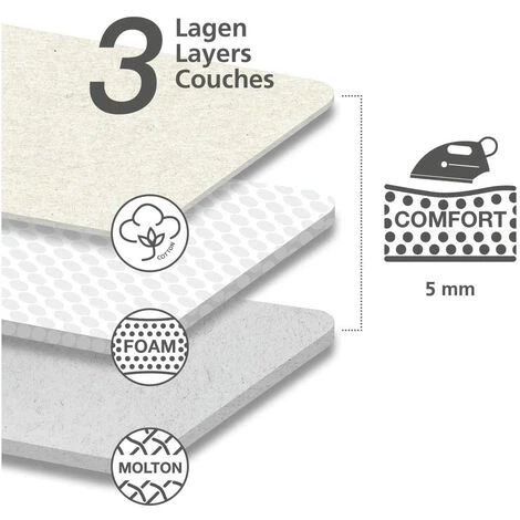 WENKO Housse De Planche à Repasser Comfort SL/U 4 WENKO Housse De Planche à Repasser Comfort SL/U – Image 2