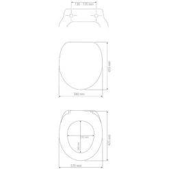 WENKO Abattant WC Bois Bambou, Fixation Inox, 34x41 Cm, Lot De 2 éponges Offertes 10 WENKO Abattant WC Bois Bambou, Fixation Inox, 34x41 Cm, Lot De 2 éponges Offertes -WENKO Soldes 34932310 4