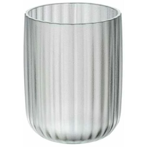 WENKO Porte Brosse à Dent Agropoli, Gobelet Salle De Bain, Plastique Surface Givrée, Ø 7,5x10 Cm, Blanc 3 WENKO Porte Brosse à Dent Agropoli, Gobelet Salle De Bain, Plastique Surface Givrée, Ø 7,5x10 Cm, Blanc