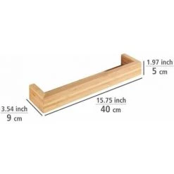 WENKO Cimaise Bois Bambou, étagere Salle De Bain Bambou, Bois Bambou, 40x9x5 Cm, Bambusa 10 WENKO Cimaise Bois Bambou, étagere Salle De Bain Bambou, Bois Bambou, 40x9x5 Cm, Bambusa -WENKO Soldes 35014623 4