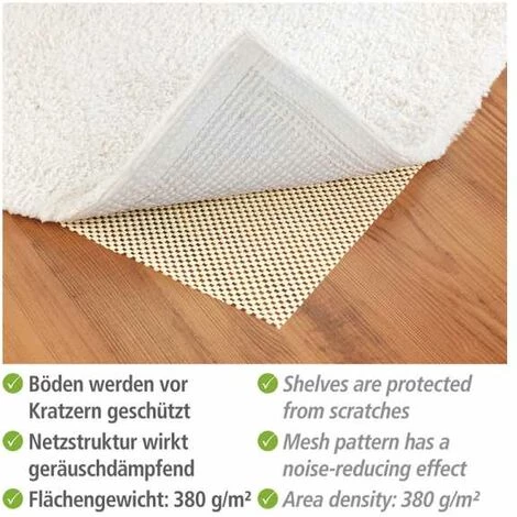 WENKO Fond De Tiroir Anti-dérapant, Protection Tiroir Cuisine, Découpable, Facile D'entretien, Polychlorure De Vinyle, 50x150 Cm, Beige 6 WENKO Fond De Tiroir Anti-dérapant, Protection Tiroir Cuisine, Découpable, Facile D'entretien, Polychlorure De Vinyle, 50x150 Cm, Beige – Image 4