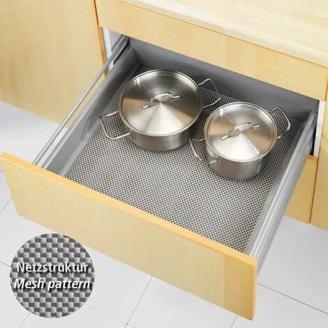 WENKO Tapis Anti-dérapant Gris 4 WENKO Tapis Anti-dérapant Gris – Image 2