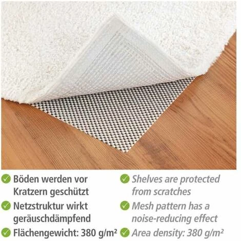 WENKO Tapis Anti-dérapant Gris 6 WENKO Tapis Anti-dérapant Gris – Image 4