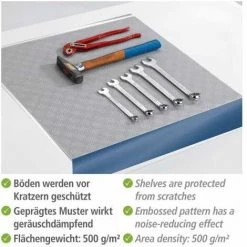 WENKO Tapis Anti-dérapant Design Gris -WENKO Soldes 35014636 4