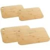 WENKO Lot De 4 Planches à Découper Bois Bambou, 2 Tailles Pour Les Légumes, La Viande 2 WENKO Lot De 4 Planches à Découper Bois Bambou, 2 Tailles Pour Les Légumes, La Viande -WENKO Soldes 35107699 1