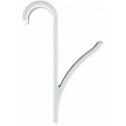 WENKO Lot De 2 Crochets Radiateur Blanc Wenko