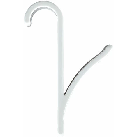 WENKO Lot De 2 Crochets Radiateur Blanc Wenko 3 WENKO Lot De 2 Crochets Radiateur Blanc Wenko