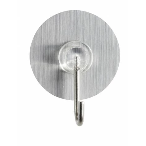 WENKO Lot De 4 Petits Crochets 1 Tête Chromé Static-loc 5 WENKO Lot De 4 Petits Crochets 1 Tête Chromé Static-loc – Image 3