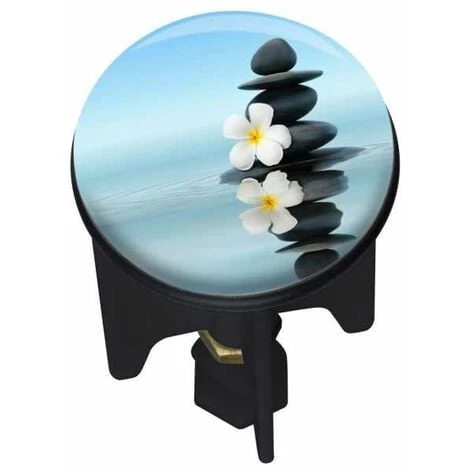 WENKO Bouchon D'évier Pluggy®, Bonde De Lavabo, Saguna, Laiton Noir, Ø 3,9 X 6,5 Cm, Multicolore 3 WENKO Bouchon D'évier Pluggy®, Bonde De Lavabo, Saguna, Laiton Noir, Ø 3,9 X 6,5 Cm, Multicolore