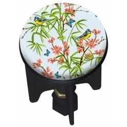WENKO Bouchon D'évier Pluggy®, Bonde De Lavabo, Natura, Laiton Noir, Ø 3,9 X 6,5 Cm, Multicolore