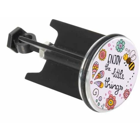 WENKO Bouchon D'évier Pluggy®, Bonde De Lavabo, Little Things, Laiton Noir, Ø 3,9 X 6,5 Cm, Multicolore 5 WENKO Bouchon D'évier Pluggy®, Bonde De Lavabo, Little Things, Laiton Noir, Ø 3,9 X 6,5 Cm, Multicolore – Image 3
