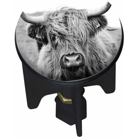 WENKO Bouchon D'évier Pluggy®, Bonde De Lavabo, Yak, Laiton Noir, Ø 3,9 X 6,5 Cm, Gris 3 WENKO Bouchon D'évier Pluggy®, Bonde De Lavabo, Yak, Laiton Noir, Ø 3,9 X 6,5 Cm, Gris