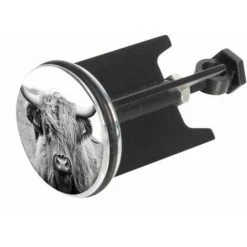 WENKO Bouchon D'évier Pluggy®, Bonde De Lavabo, Yak, Laiton Noir, Ø 3,9 X 6,5 Cm, Gris 5 WENKO Bouchon D'évier Pluggy®, Bonde De Lavabo, Yak, Laiton Noir, Ø 3,9 X 6,5 Cm, Gris -WENKO Soldes 37022268 2