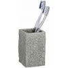 WENKO Gobelet Granit Pour Brosse à Dent - 6,5 X 6,5 X 10,6 - Gris 2 WENKO Gobelet Granit Pour Brosse à Dent - 6,5 X 6,5 X 10,6 - Gris -WENKO Soldes 37102953 1