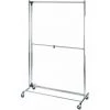 WENKO Porte-vêtements Profissimo - 4 Roulettes - 116 X 188 X 49 - Argent -WENKO Soldes 37395504 1