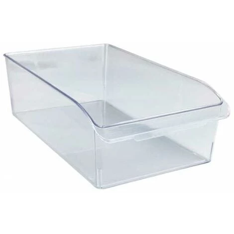 WENKO Rangement Placard, Frigo Taille L, Organisateur Frigo Transparent, PET Adapté Au Contact Alimentaire, 21x11x37 Cm, Transparent 3 WENKO Rangement Placard, Frigo Taille L, Organisateur Frigo Transparent, PET Adapté Au Contact Alimentaire, 21x11x37 Cm, Transparent