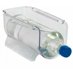 WENKO Range Bouteille Frigo Empilable, Porte Bouteille Frigo, Plastique PET Adapté Au Contact Alimentaire, 11x11x20,5 Cm, Transparent 9 WENKO Range Bouteille Frigo Empilable, Porte Bouteille Frigo, Plastique PET Adapté Au Contact Alimentaire, 11x11x20,5 Cm, Transparent -WENKO Soldes 37402352 3