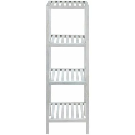 WENKO Étagère Norway à 4 Niveaux - 36 X 112 X 36 - Blanc 6 WENKO Étagère Norway à 4 Niveaux - 36 X 112 X 36 - Blanc – Image 4