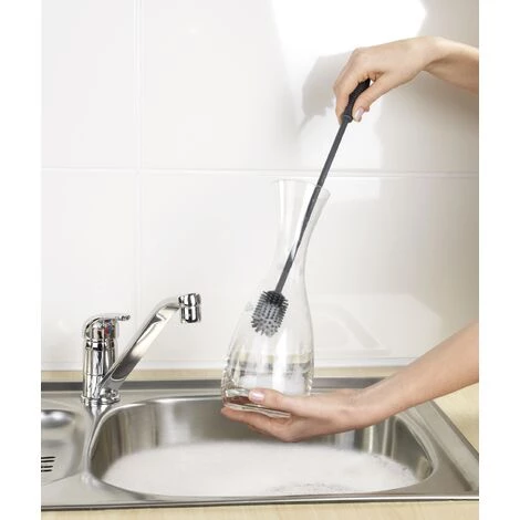 WENKO Goupillon Silicone XL 38cm, Goupillon Biberon, Goupillon Carafe Vin, Gourde Isotherme, Lot De 2 éponges Offertes 5 WENKO Goupillon Silicone XL 38cm, Goupillon Biberon, Goupillon Carafe Vin, Gourde Isotherme, Lot De 2 éponges Offertes – Image 3