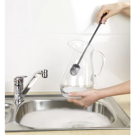 WENKO Goupillon Silicone XL 38cm, Goupillon Biberon, Goupillon Carafe Vin, Gourde Isotherme, Lot De 2 éponges Offertes 6 WENKO Goupillon Silicone XL 38cm, Goupillon Biberon, Goupillon Carafe Vin, Gourde Isotherme, Lot De 2 éponges Offertes – Image 4