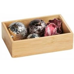 WENKO Boite De Rangement Avec Couvercle Terra S, Petite Boite De Rangement Decorative En Bois, Lot De 2, Bambou, 15x10x4.5cm, Marron 9 WENKO Boite De Rangement Avec Couvercle Terra S, Petite Boite De Rangement Decorative En Bois, Lot De 2, Bambou, 15x10x4.5cm, Marron -WENKO Soldes 39490158 3