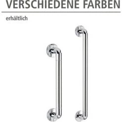 WENKO Barre D'appui De Salle De Bain Et WC, L43 Cm, Lot De 2 éponges Offertes -WENKO Soldes 39840234 5