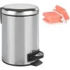 WENKO Petite Poubelle Salle De Bain à Pédale 3L, Leman, Acier Brillant, Lot De 2 éponges Offertes 2 WENKO Petite Poubelle Salle De Bain à Pédale 3L, Leman, Acier Brillant, Lot De 2 éponges Offertes -WENKO Soldes 39896881 1