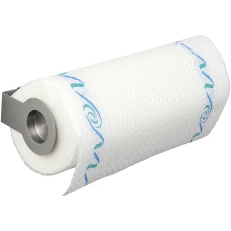 WENKO Porte Essuie Tout Mural Cerri, Dérouleur Sopalin Mural, Acier Inox, 21-33x9x6 Cm, Lot De 2 éponges Offertes 4 WENKO Porte Essuie Tout Mural Cerri, Dérouleur Sopalin Mural, Acier Inox, 21-33x9x6 Cm, Lot De 2 éponges Offertes – Image 2