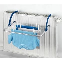 WENKO Séchoir Balcon, étendoir Extérieur Pour Balcon Ou Rebord Fenêtre, Aluminium, Lot De 2 éponges Offertes -WENKO Soldes 40009950 3