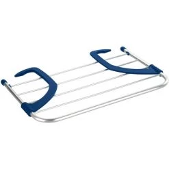 WENKO Séchoir Balcon, étendoir Extérieur Pour Balcon Ou Rebord Fenêtre, Aluminium, Lot De 2 éponges Offertes -WENKO Soldes 40009950 5