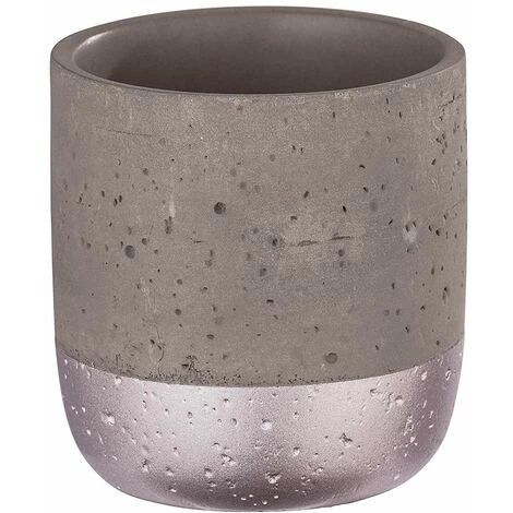 Wenko 23591100 Gobelet à Dents Mauve, Béton, 8, 5 X 9 X 8, 5 Cm, Gris 4 Wenko 23591100 Gobelet à Dents Mauve, Béton, 8, 5 X 9 X 8, 5 Cm, Gris – Image 2