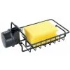 WENKO Porte Eponge Robinet, Porte éponge évier Cuisine à Fixer Au Robinet Du Lavabo Ou De L'évier, Métal - Plastique, 21x6,5x10 Cm, Noir 2 WENKO Porte Eponge Robinet, Porte éponge évier Cuisine à Fixer Au Robinet Du Lavabo Ou De L'évier, Métal - Plastique, 21x6,5x10 Cm, Noir -WENKO Soldes 41589205 1