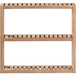 WENKO Etagère Murale Bois 3 Plateaux Acina, Etagère étroite Pour La Salle De Bain, Salon Ou Cuisine, Fixation Murale Ou à Poser, Bois Acacia Certifié FSC, 60x15x54cm, Marron 10 WENKO Etagère Murale Bois 3 Plateaux Acina, Etagère étroite Pour La Salle De Bain, Salon Ou Cuisine, Fixation Murale Ou à Poser, Bois Acacia Certifié FSC, 60x15x54cm, Marron -WENKO Soldes 47117411 4