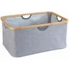 WENKO Panier à Rangement Bahari Pliable - 50 L. - 54 X 26 X 36 - Gris -WENKO Soldes 47477091 1