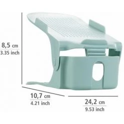 WENKO Organisateur De Chaussures, Rangement Chaussures Gain De Place Réglable En Hauteur, Lot De 8, Support Plastique Robuste, 24,2x10,7x8,5 Cm, Bleu 10 WENKO Organisateur De Chaussures, Rangement Chaussures Gain De Place Réglable En Hauteur, Lot De 8, Support Plastique Robuste, 24,2x10,7x8,5 Cm, Bleu -WENKO Soldes 47887386 4