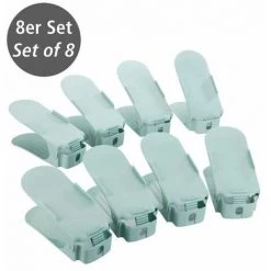 WENKO Organisateur De Chaussures, Rangement Chaussures Gain De Place Réglable En Hauteur, Lot De 8, Support Plastique Robuste, 24,2x10,7x8,5 Cm, Bleu 11 WENKO Organisateur De Chaussures, Rangement Chaussures Gain De Place Réglable En Hauteur, Lot De 8, Support Plastique Robuste, 24,2x10,7x8,5 Cm, Bleu -WENKO Soldes 47887386 5