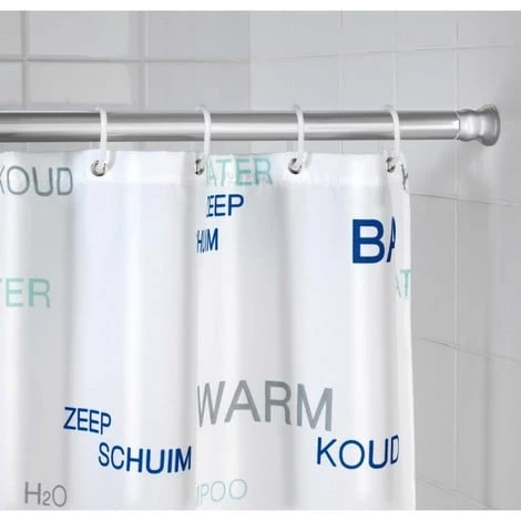 WENKO Barre De Douche Télescopique 110-185cm,chromé 3 WENKO Barre De Douche Télescopique 110-185cm,chromé