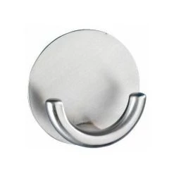 Wenko 4366190100 Rondo Crochet Murale De Porte Métal Argentin 15,5 X 9,5 X 2 Cm