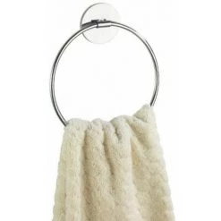 Wenko 18771100 Turbo-Loc Porte Serviette Anneau Chrome