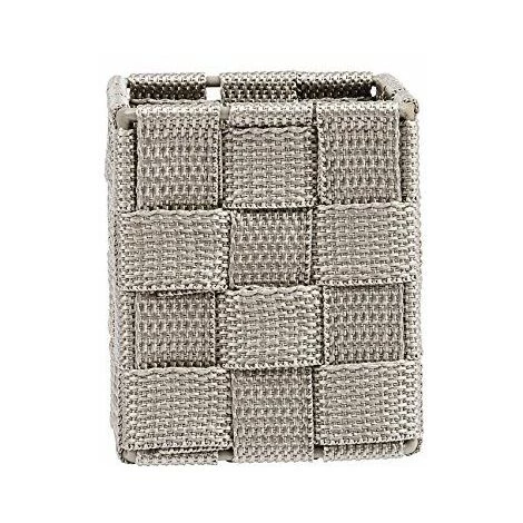 Wenko 22578100 Adria Cubo Panier De Rangement PP Taupe 7,5 X 7,5 X 9 Cm 4 Wenko 22578100 Adria Cubo Panier De Rangement PP Taupe 7,5 X 7,5 X 9 Cm – Image 2