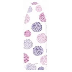 WENKO Housse Table à Repasser Basic Pro M/L, Housse Table à Repasser Pour Centrale Vapeur, Housse Extra épaisse, Ruban élastique, Coton Eco-Tex Standard, 128x44 Cm, Multicolore