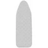 WENKO Housse Table à Repasser Alu M/L, Housse Table à Repasser Pour Centrale Vapeur, Housse Extra épaisse Avec Revêtement Aluminium, Ruban élastique, Coton Eco-Tex Standard, 128x44 Cm, Gris