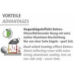 WENKO Housse Table à Repasser Alu XL, Housse Table à Repasser Pour Centrale Vapeur, Housse Extra épaisse Avec Revêtement Aluminium, Ruban élastique, Coton Eco-Tex Standard, 140x48 Cm, Gris 11 WENKO Housse Table à Repasser Alu XL, Housse Table à Repasser Pour Centrale Vapeur, Housse Extra épaisse Avec Revêtement Aluminium, Ruban élastique, Coton Eco-Tex Standard, 140x48 Cm, Gris -WENKO Soldes 50901960 5