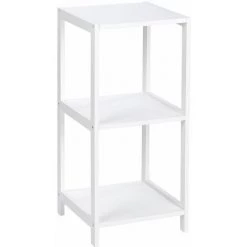 WENKO Étagère Oslo à 3 Niveaux - 36 X 76 X 36 - Blanc