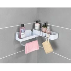 WENKO Serviteur D'angle Universel - Longueur 33.5 Hauteur 14 Profondeur 33 Cm - Blanc -WENKO Soldes 51758688 3