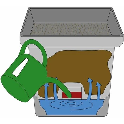 WENKO Tour à Plantes XXL Sur Roulettes Avec Pot à Plantes Et Tuteurs - Longueur/Largeur 25 Hauteur 150 Cm. - Noir 6 WENKO Tour à Plantes XXL Sur Roulettes Avec Pot à Plantes Et Tuteurs - Longueur/Largeur 25 Hauteur 150 Cm. - Noir – Image 4