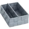 WENKO Casier De Rangement Adria - Taille S - 13 X 18 X 6 - Gris 2 WENKO Casier De Rangement Adria - Taille S - 13 X 18 X 6 - Gris -WENKO Soldes 51985025 1