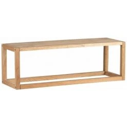 WENKO Étagère Murale Ferrara En Bois De Noyer - Longueur 60 Cm X Hauteur 20 Cm X Profondeur 20 Cm - Marron