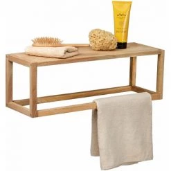 WENKO Étagère Murale Ferrara En Bois De Noyer - Longueur 60 Cm X Hauteur 20 Cm X Profondeur 20 Cm - Marron 7 WENKO Étagère Murale Ferrara En Bois De Noyer - Longueur 60 Cm X Hauteur 20 Cm X Profondeur 20 Cm - Marron -WENKO Soldes 55031312 3