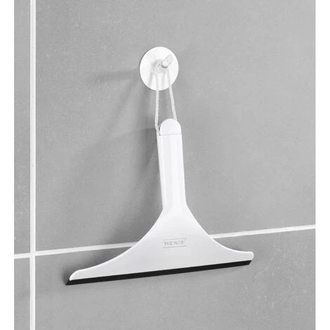 WENKO Lot De 2 Raclettes De Douche Filo Avec Cordon De Suspension - Longueur 24 Cm X Hauteur 18 Cm X Profondeur 4 Cm - Blanc 4 WENKO Lot De 2 Raclettes De Douche Filo Avec Cordon De Suspension - Longueur 24 Cm X Hauteur 18 Cm X Profondeur 4 Cm - Blanc – Image 2